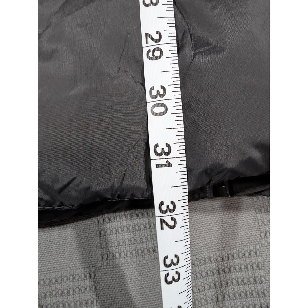 Fashion Nova Men Black Puffer Jacket 2XL Full Zip Quilted Coat OMJ20222458 - Picture 7 of 10
